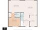 This floor plan shows the dining area, living room, bath, bedroom, laundry, foyer, and kitchen at 1137 King Arthur Ct # 510, Dunedin, FL 34698