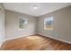 Hardwood floors and neutral walls in this well-lit bedroom at 2724 20Th S St, St Petersburg, FL 33712