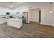Modern kitchen with white cabinets, quartz countertops, and island at 3522 E 26Th Ave, Tampa, FL 33605