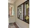 Building hallway with a bulletin board and tiled floor at 401 Dorchester Pl # 62, Sun City Center, FL 33573