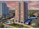 High-rise building with pool and parking at 4015 Bayshore Blvd # 9D, Tampa, FL 33611