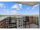 Relaxing balcony with city views and seating for two at 4015 Bayshore Blvd # 9D, Tampa, FL 33611
