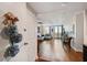 Bright condo entryway with hardwood floors and living area view at 4015 Bayshore Blvd # 9D, Tampa, FL 33611