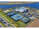 Community center with tennis and basketball courts at 5658 Del Coronado Dr, Apollo Beach, FL 33572