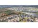 Aerial shot showcasing the property in a neighborhood near lakes and natural reserves at 6722 Boulder Run Loop, Wesley Chapel, FL 33545