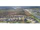 Aerial view of the property, surrounded by nature, showcasing the neighborhood layout at 6722 Boulder Run Loop, Wesley Chapel, FL 33545
