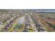 Aerial view showing the property's location within a community surrounded by lakes and greenery at 6722 Boulder Run Loop, Wesley Chapel, FL 33545