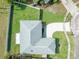 Aerial view of a remodeled home with a new driveway at 734 Fortuna Dr, Brandon, FL 33511
