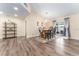 Dining room features a wooden table with four chairs at 734 Fortuna Dr, Brandon, FL 33511