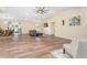 Spacious living area with hardwood floors and a dining area at 734 Fortuna Dr, Brandon, FL 33511