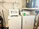 Functional laundry room with washer and dryer included at 7614 Karen Dr, Port Richey, FL 34668
