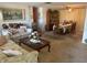 Open living and dining area with ample seating at 7614 Karen Dr, Port Richey, FL 34668