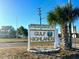 Gulf Highlands neighborhood sign at 7614 Karen Dr, Port Richey, FL 34668