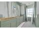 Spacious new kitchen with custom light green cabinets at 870 29Th N Ave, St Petersburg, FL 33704