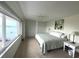 Spacious main bedroom featuring water view, carpet flooring, and ample closet space at 100 Bluff View Dr # 401A, Belleair Bluffs, FL 33770