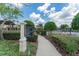 Path to the community amenities such as pool, bocce, etc at 14015 Kingfisher Glen Dr, Lithia, FL 33547