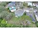 Aerial view of house and neighborhood at 1703 Alhambra Crest Dr, Ruskin, FL 33570