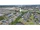 Aerial view of a house in a residential area at 1703 Alhambra Crest Dr, Ruskin, FL 33570