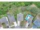Aerial view of house and surrounding neighborhood at 1703 Alhambra Crest Dr, Ruskin, FL 33570