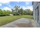 Large backyard with shed and green lawn at 1703 Alhambra Crest Dr, Ruskin, FL 33570