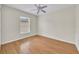 Bright bedroom with window and ceiling fan at 1703 Alhambra Crest Dr, Ruskin, FL 33570