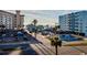 Aerial view of a beachside property and street at 18325 Gulf Blvd # 405, Redington Shores, FL 33708