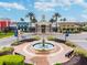 Circular plaza with central fountain at Connerton at 21093 Wistful Yearn Dr, Land O Lakes, FL 34637