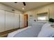 Bright bedroom with a large closet, light wood flooring, and a peaceful atmosphere at 2284 Philippine Dr # 71, Clearwater, FL 33763