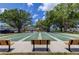 Community shuffleboard courts, great for friendly competition under the sunny sky at 2284 Philippine Dr # 71, Clearwater, FL 33763