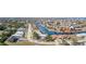 Aerial view of waterfront homes and canal at 2700 Magdalina Dr # 2B, Punta Gorda, FL 33950