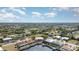 Aerial view of canal front homes and neighborhood at 2700 Magdalina Dr # 2B, Punta Gorda, FL 33950