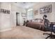 Bedroom with daybed, exercise bike, and ample closet space at 3011 Marble Crest Dr, Land O Lakes, FL 34638