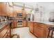 Spacious kitchen with granite countertops and island at 3011 Marble Crest Dr, Land O Lakes, FL 34638