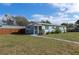 Light blue house with a well-maintained lawn and walkway at 3046 35Th N Ave, St Petersburg, FL 33713