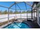 Relaxing screened pool with patio furniture at 4530 Country Hills Blvd, Plant City, FL 33563