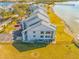 Aerial view of waterfront condo building at 828 Bahia Del Sol Dr # 59/ A, Ruskin, FL 33570