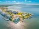 Aerial view showcasing waterfront location and community at 828 Bahia Del Sol Dr # 59/ A, Ruskin, FL 33570