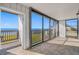 Balcony with stunning ocean view at 828 Bahia Del Sol Dr # 59/ A, Ruskin, FL 33570