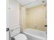 Simple bathroom with shower/tub and neutral tile at 828 Bahia Del Sol Dr # 59/ A, Ruskin, FL 33570