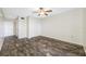 Bedroom with double door closet and tile floor at 828 Bahia Del Sol Dr # 59/ A, Ruskin, FL 33570