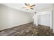 Bedroom with ceiling fan and tile flooring at 828 Bahia Del Sol Dr # 59/ A, Ruskin, FL 33570