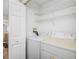 Laundry closet with washer and dryer included at 828 Bahia Del Sol Dr # 59/ A, Ruskin, FL 33570