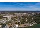 Aerial view of a home located in a residential neighborhood by the water at 8349 41St N Ave, St Petersburg, FL 33709