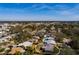 Aerial view showcasing a single-Gathering home nestled within a residential community at 8349 41St N Ave, St Petersburg, FL 33709