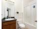 Clean bathroom with shower/tub and vanity at 9111 Moonlit Meadows Loop, Riverview, FL 33578