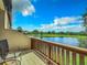 Private balcony overlooking a golf course and lake at 1326 Pelican Creek Xing # D, Gulfport, FL 33707