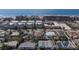 Aerial view showing home's location near the beach and other properties at 16317 Gulf Blvd, Redington Beach, FL 33708