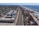 Aerial view of a beachfront home with ocean access at 16317 Gulf Blvd, Redington Beach, FL 33708