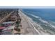 Aerial view of the beachfront property and surrounding neighborhood at 16317 Gulf Blvd, Redington Beach, FL 33708