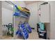 Beach toy and equipment storage area with shelving at 16317 Gulf Blvd, Redington Beach, FL 33708